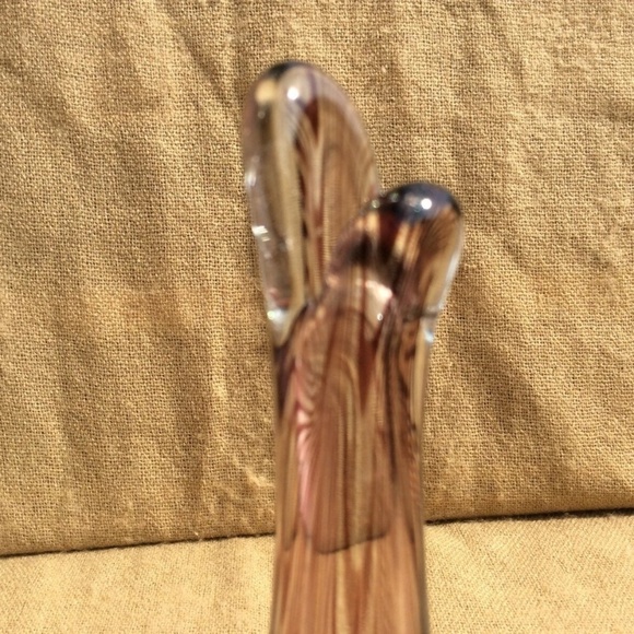 VINTAGE 1950s Scandinavian Zebra Beak Vase by Kastrup/Holmegaard of Denmark - Picture 7 of 7